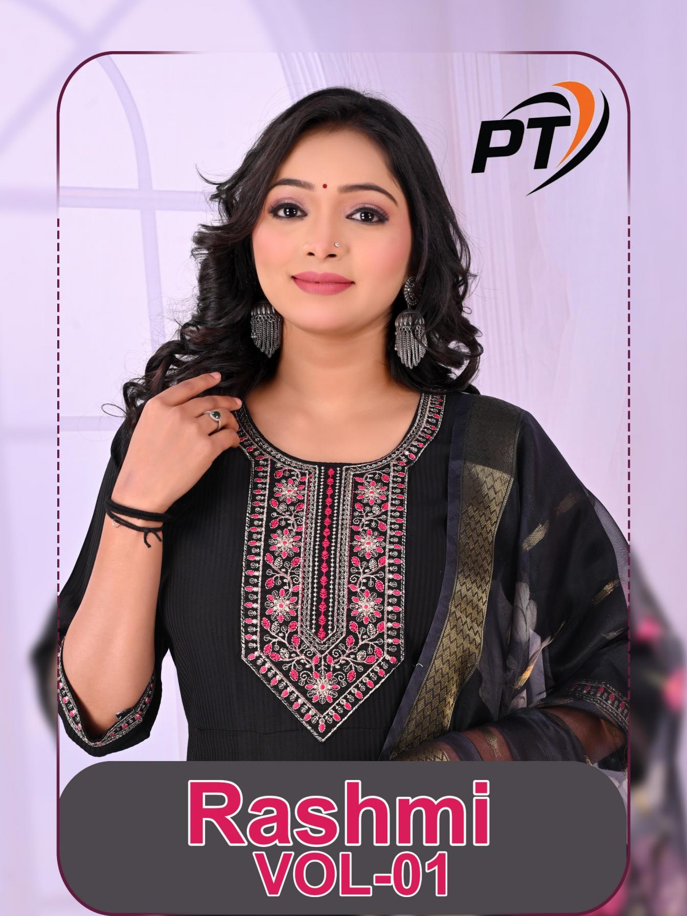 rashmi vol 1 by padmavati barlin readymade pretty 3pcs dress