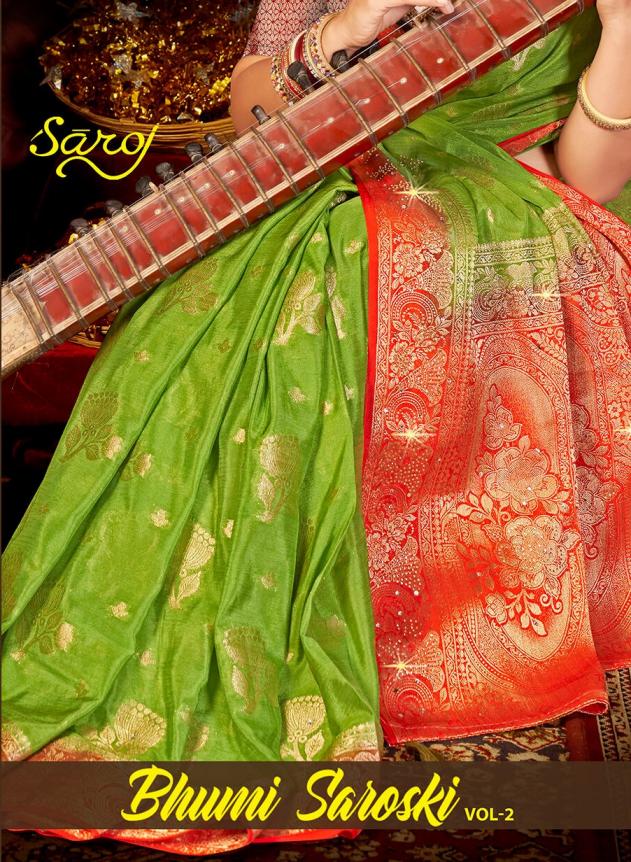 Saroj Bhumi Saroski vol.2 chinon silk saree
