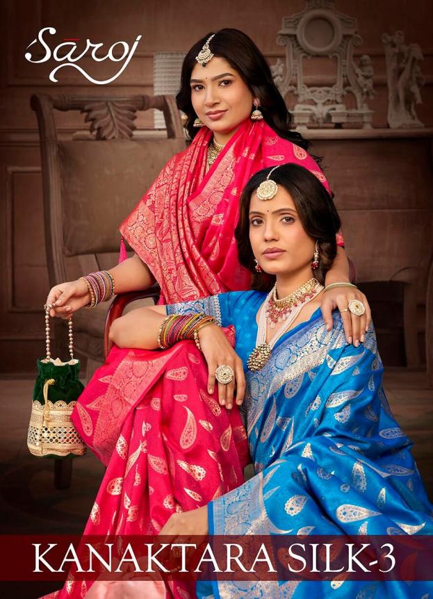 Saroj Kanaktara silk vol.3 50*600 Silk saree