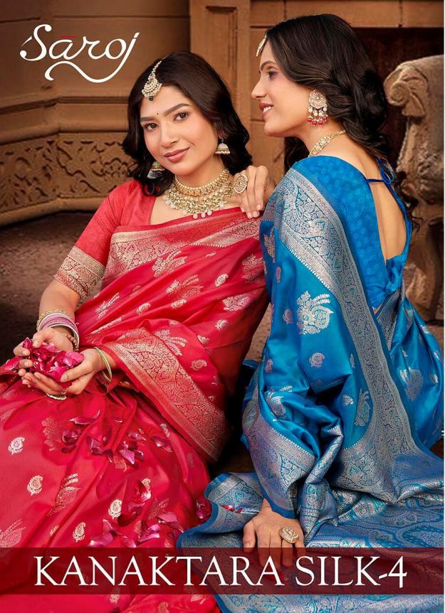 Saroj Kanaktara silk vol.4 50*600 Silk saree