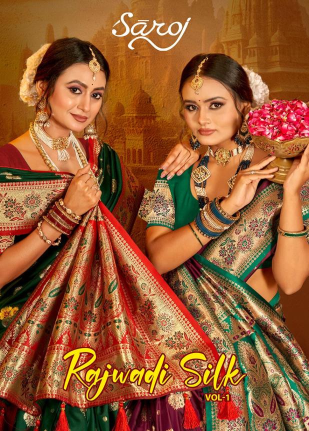 Saroj Rajwadi silk vol.1 50*600 silk saree