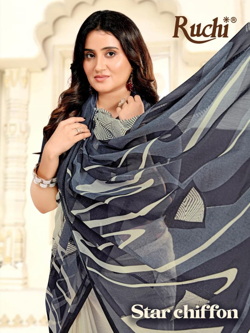 star chiffon vol 209 by ruchi casual saree wholesaler 