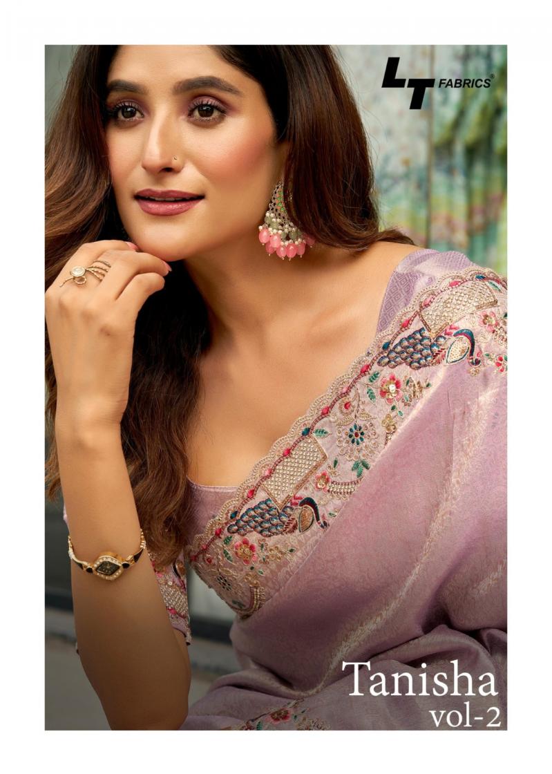 tanisha vol 2 by lt fashion heavy border designer sarees 
