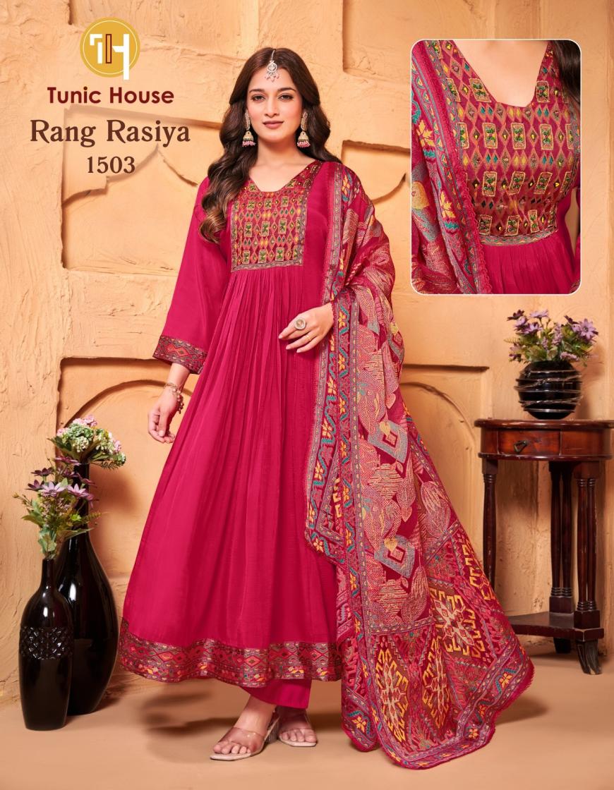 TUNIC HOUSE FANCY DESIGNER FLAIR READYMADE SUIT COLLECTION