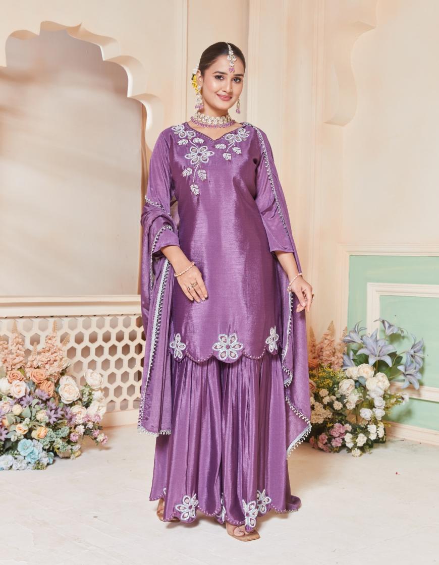 TUNIC HOUSE PARI DESIGNER SHARARA READYMADE SUIT COLLECTION