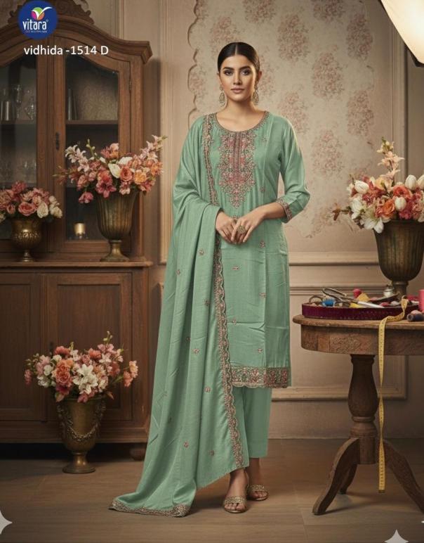 vidhida by vitara fashion amazing vichitra simar fully stitch combo dress