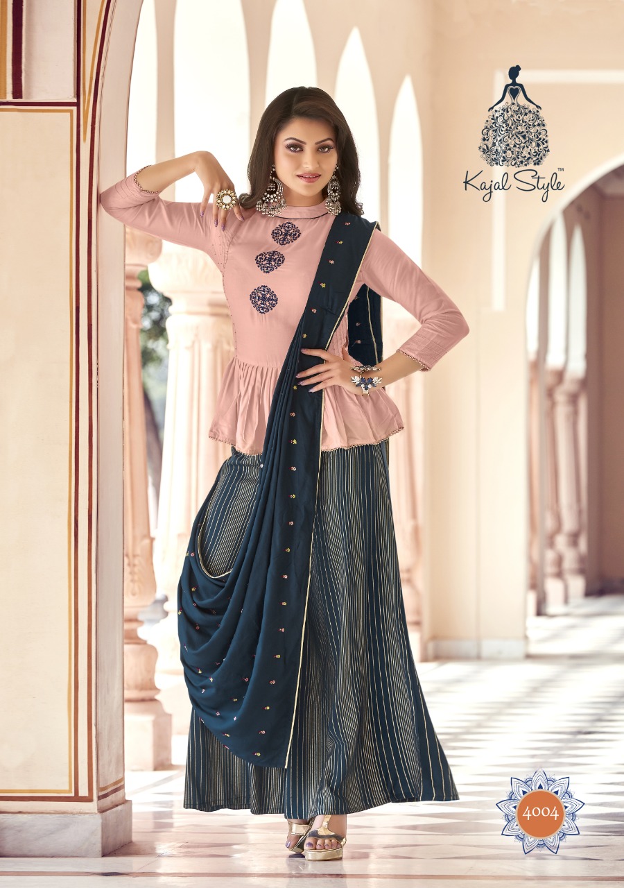 Fashion Lakme Vol 4 By Kajal Style Top Palazzo Shrug By Urvashi Rautela ...