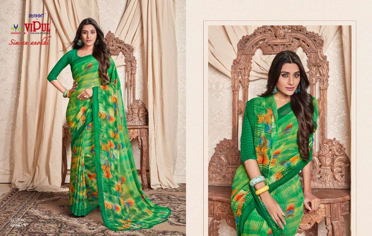 vipul fashion simran anokhi printed sarees