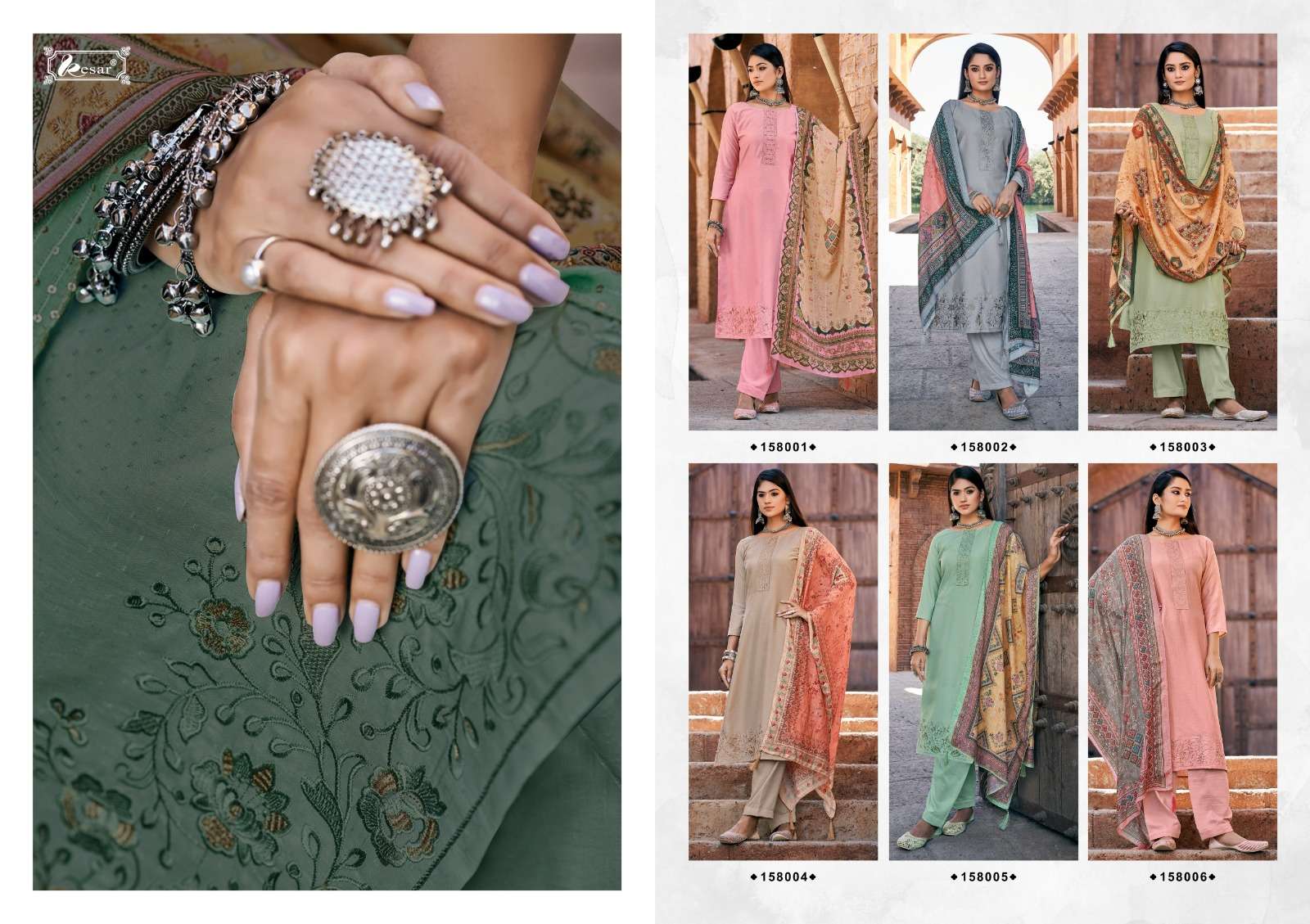 shisha by kesar woven silk jacquard fancy dresses supplier